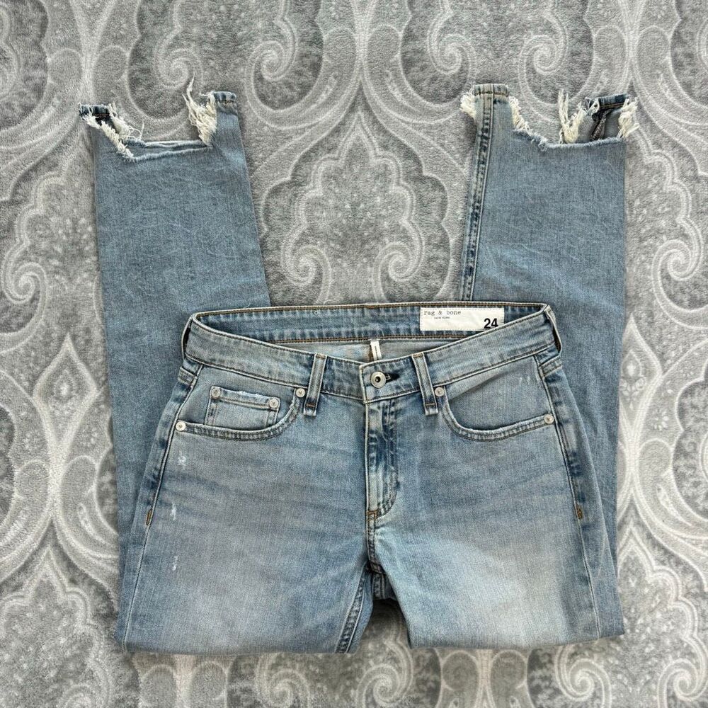 Women's Rag and Bone Dre Low Rise Slim Boyfriend Jeans